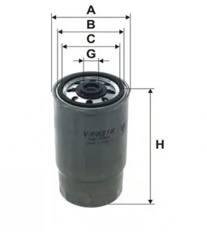 WF8318 Фильтр топл. ALFA ROMEO 147 WF8318/PP968/1 (пр-во WIX-Filtron) WIX FILTERS подбор по vin на Brocar