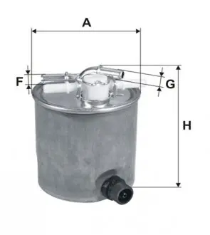 WF8479 Фільтр паливний WIX FILTERS підбір по vin на Brocar