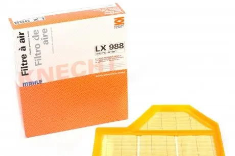 LX988 Фильтр воздушный BMW M5 (E60/E61) 04- (L) MAHLE / KNECHT подбор по vin на Brocar