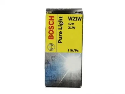 1987302251 Автолампа W21W 12V 21W W3x16d Pure Light WS BOSCH подбор по vin на Brocar