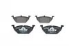 0986424364 Колодки гальмівні (передні) VW Caddy 03- (вушка вверх) BOSCH підбір по vin на Brocar