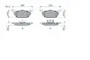 0986424364 Колодки гальмівні (передні) VW Caddy 03- (вушка вверх) BOSCH підбір по vin на Brocar