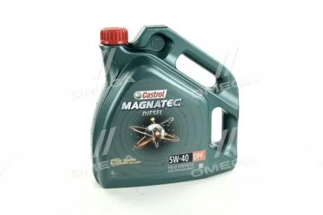 156EDD Масло моторн. Castrol Magnatec Diesel 5w-40 DPF (Канистра 4л) CASTROL підбір по vin на Brocar