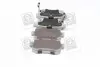 5104405 Колодки тормозные дисковые задние HONDA ACCORD (пр-во ASHIKA) ASHIKA підбір по vin на Brocar