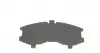 ADS74228 Колодки тормозные (передние) Subaru Forester 02-/Impreza 00-13/Legacy 98-15/Outback 1.5-2.5 98-15 BLUE PRINT підбір по vin на Brocar