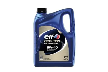 213922 Олива EVOLUTION FULL-TECH LSX 5W-40 (5L) ELF підбір по vin на Brocar