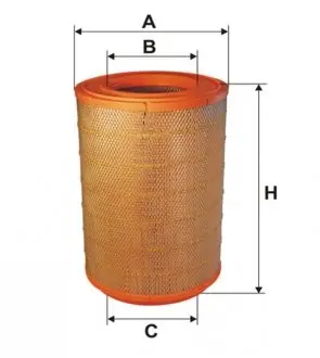 93181E Фільтр повітря WIX FILTERS підбір по vin на Brocar
