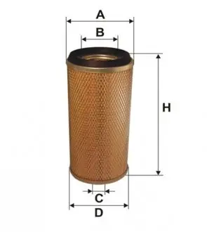 WA6117 Фільтр повітря WIX FILTERS підбір по vin на Brocar