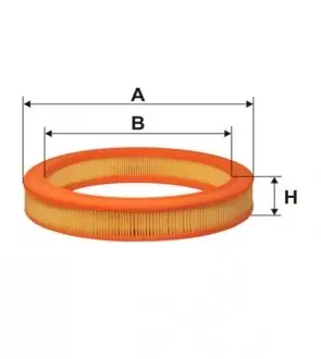 WA6403 Фільтр повітряний WIX FILTERS підбір по vin на Brocar