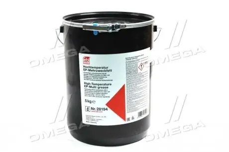 28194 Смазка высокотемпературная FEBI (зелёная) универсальная 5 кг. FEBI BILSTEIN підбір по vin на Brocar