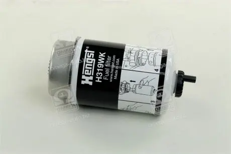 H319WK Фільтр паливний FORD TRANSIT 2.0-2.4 DI 00-06 (вир-во HENGST) HENGST FILTER підбір по vin на Brocar