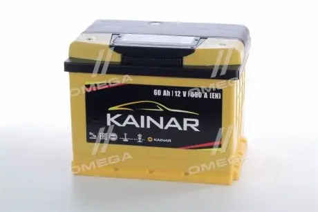 0602611120ZHCH Аккумулятор 60Ah-12v KAINAR Standart+ (242х175х190),L,EN550 KAINAR підбір по vin на Brocar