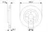 Диск тормозной (передний) Lada 2110/2112 95-10/Kalina 04-13/Priora 08- (260x20) 0 986 479 346