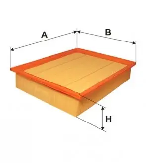 WA6345 Фільтр повітряний WIX FILTERS підбір по vin на Brocar