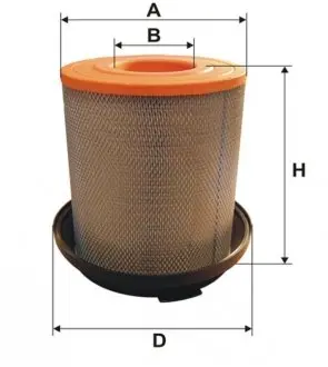 93157E Фильтр воздушный MB ATEGO 93157E/AM465/3 (пр-во WIX-Filtron) WIX FILTERS підбір по vin на Brocar