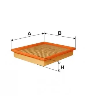 WA9490 Фільтр повітряний WIX FILTERS підбір по vin на Brocar