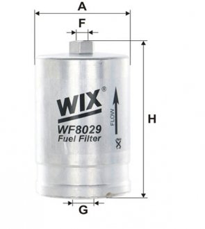 WF8029 Фильтр топл. PEUGEOT, VOLVO WF8029/PP827 (пр-во WIX-Filtron) WIX FILTERS подбор по vin на Brocar