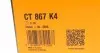 CT867K4 Комплект ГРМ Audi A4/A6/VW Caddy II/Golf III/Passat 1.9TDI 96-04 (25.4x137z) CONTITECH підбір по vin на Brocar