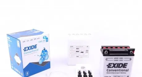 12N93B Стартерна батарея (акумулятор) EXIDE підбір по vin на Brocar