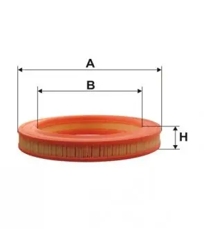 WA6596 Фільтр повітряний MB W201 (вир-во WIX-Filtron) WA6596/AR204/1 WIX FILTERS підбір по vin на Brocar