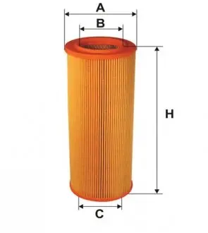 WA6601 Фильтр воздушный SAAB 9000 AR366/WA6601 (пр-во WIX-Filtron) WIX FILTERS подбор по vin на Brocar