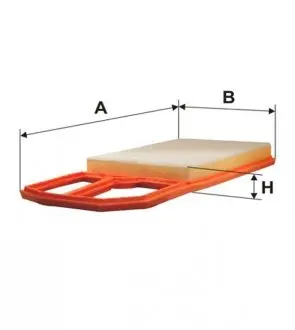 WA6695 Фільтр повітряний WIX FILTERS підбір по vin на Brocar