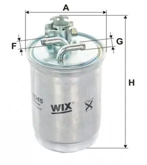 WF8045 Фильтр топл. VW T4, PASSAT WF8045/PP839 (пр-во WIX-Filtron) WIX FILTERS підбір по vin на Brocar