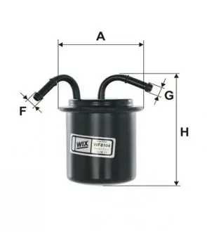 WF8104 Фильтр топл. SUBARU LEGACY PP909/WF8104 (пр-во WIX-Filtron) WIX FILTERS підбір по vin на Brocar