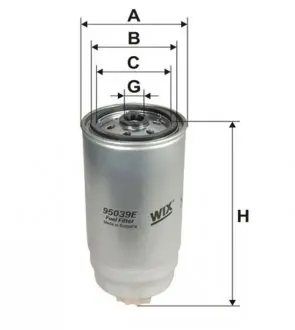 95039E Фільтр топл. IVECO Daily (вир-во WIX-Filtron) 95039E/PP879/3 WIX FILTERS підбір по vin на Brocar
