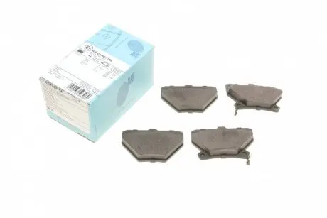 ADT342114 Колодки тормозные (задние) Toyota Corolla 01-08/Prius 00-09/Yaris/Celica 99-05 BLUE PRINT подбор по vin на Brocar