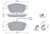 0986424596 Колодки гальмівні (передні) Fiat Doblo 01-/Opel Combo 1.3-2.0CDTI 12- BOSCH підбір по vin на Brocar