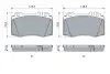 0986424705 Колодки тормозные (передние) MB S-class (W220) 98-05 BOSCH підбір по vin на Brocar