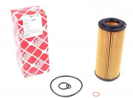 26704 Фильтр масляный BMW 3 (E46/E90) /5 (E60/E61)/7 (E65-67) 2.5-3.5d FEBI BILSTEIN подбор по vin на Brocar