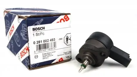 0281002493 Клапан редукційний рейки паливної Citroen Jumper/Peugeot Expert/Partner 2.0HDi/2.2HDi 99- BOSCH підбір по vin на Brocar