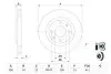 Диск тормозной (передний) Citroen Berlingo/Peugeot Partner 01- (266x22) 0 986 478 618