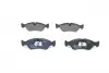 0986491900 Колодки тормозные (передние) Opel Astra F 91-98/Kadett E 87-93/Vectra A/B 88-03 BOSCH підбір по vin на Brocar