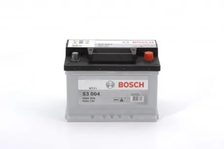 0092S30041 Аккумуляторная батарея 53Ah/500A (242x175x175/+R/B13) BOSCH подбор по vin на Brocar