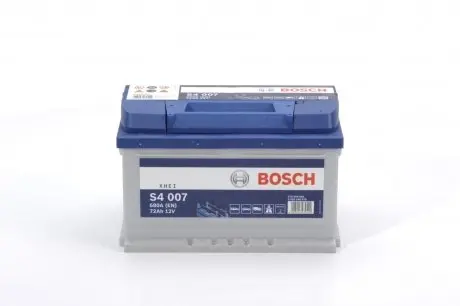 0092S40070 Аккумулятор BOSCH 12В 72Ah/680А S4 (R+) BOSCH подбор по vin на Brocar