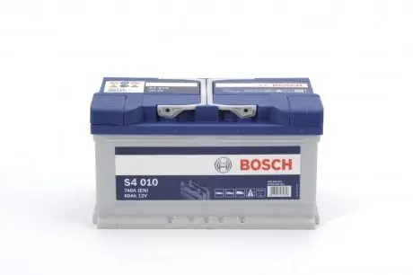 0092S40100 Акумулятор BOSCH 12В 80Ah/740А S4 (R+) BOSCH підбір по vin на Brocar