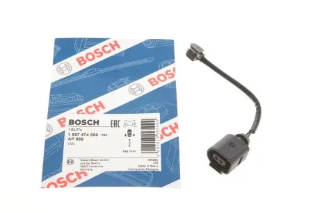 1987474566 Датчик зносу гальмівних колодок (задніх) Porsche Cayenne 10- BOSCH підбір по vin на Brocar