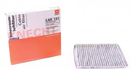 LAK131 Фильтр салона Toyota Land Cruiser/Yaris 99-09 (215x219) MAHLE / KNECHT подбор по vin на Brocar