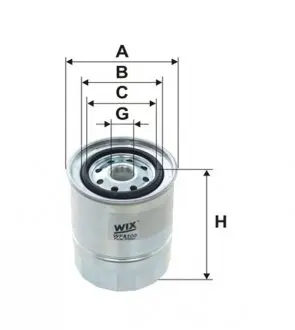 WF8100 Фільтр топл. NISSAN Sunny (вир-во WIX-Filtron) WF8100/PP904 WIX FILTERS підбір по vin на Brocar