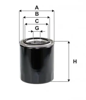 WL7108 Фільтр масляний WIX FILTERS підбір по vin на Brocar