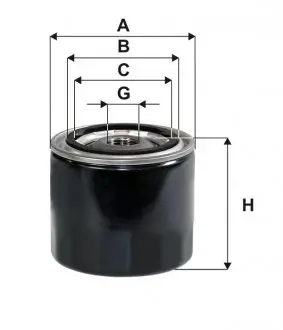WL7167 Фильтр масляный двигателя WL7167/OP613 (пр-во WIX-Filtron) WIX FILTERS подбор по vin на Brocar