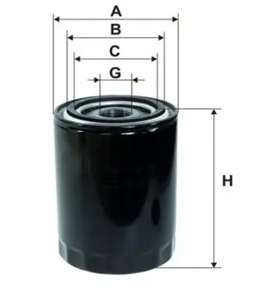 WL7245 Фільтр олив. (вир-во WIX-Filtron) WL7245/OP657 WIX FILTERS підбір по vin на Brocar
