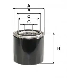 WL7512 Фильтр масляный двигателя Hyundai; Kia (пр-во WIX-Filtron) WIX FILTERS подбор по vin на Brocar