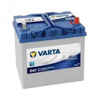 560410054 Аккумулятор 60Ah-12v VARTA BD(D47) (232х173х225),R,EN540 VARTA подбор по vin на Brocar
