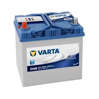560411054 Аккумулятор 60Ah-12v VARTA BD(D48) (232х173х225),L,EN540 VARTA подбор по vin на Brocar