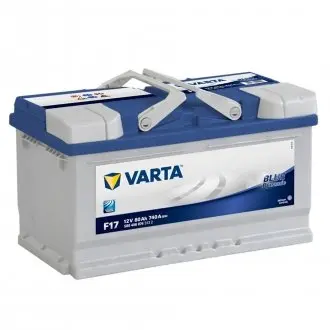 580406074 Аккумулятор 80Ah-12v VARTA BD(F17) (315х175х175),R,EN740 VARTA подбор по vin на Brocar