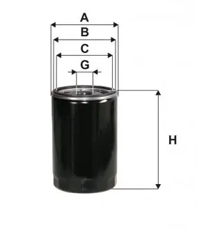 92140E Фильтр масляный двигателя 92140E/584/2 (пр-во WIX-Filtron) WIX FILTERS підбір по vin на Brocar